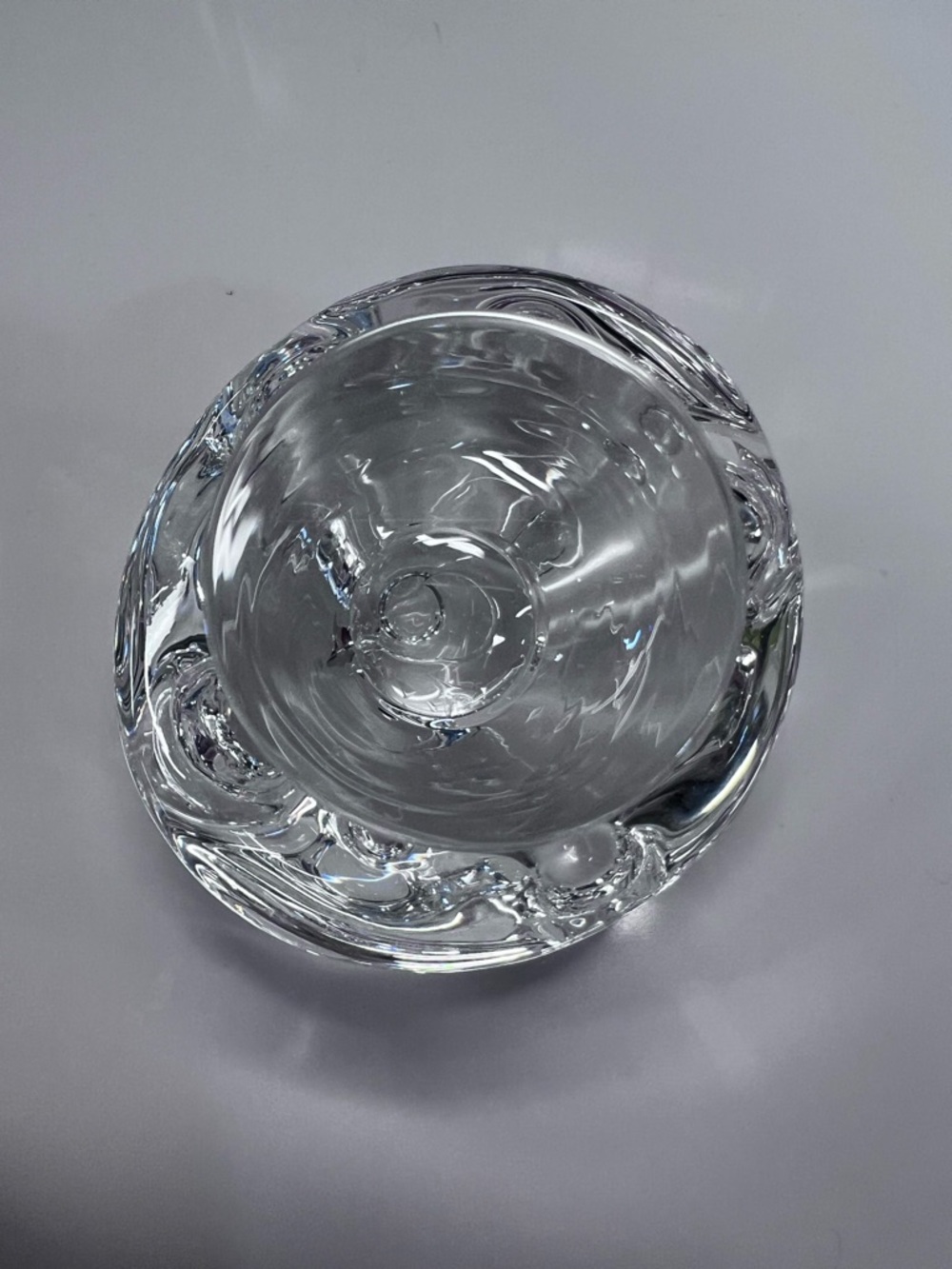 Vintage Steuben Crystal Glass Small Mottled Mushroom 8264 Paperweight 4” - Picture 5 of 5